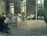 Edgar Degas The Rehearsal France oil painting artist